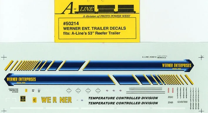 #50214 - 53' Reefer Trailer - Werner