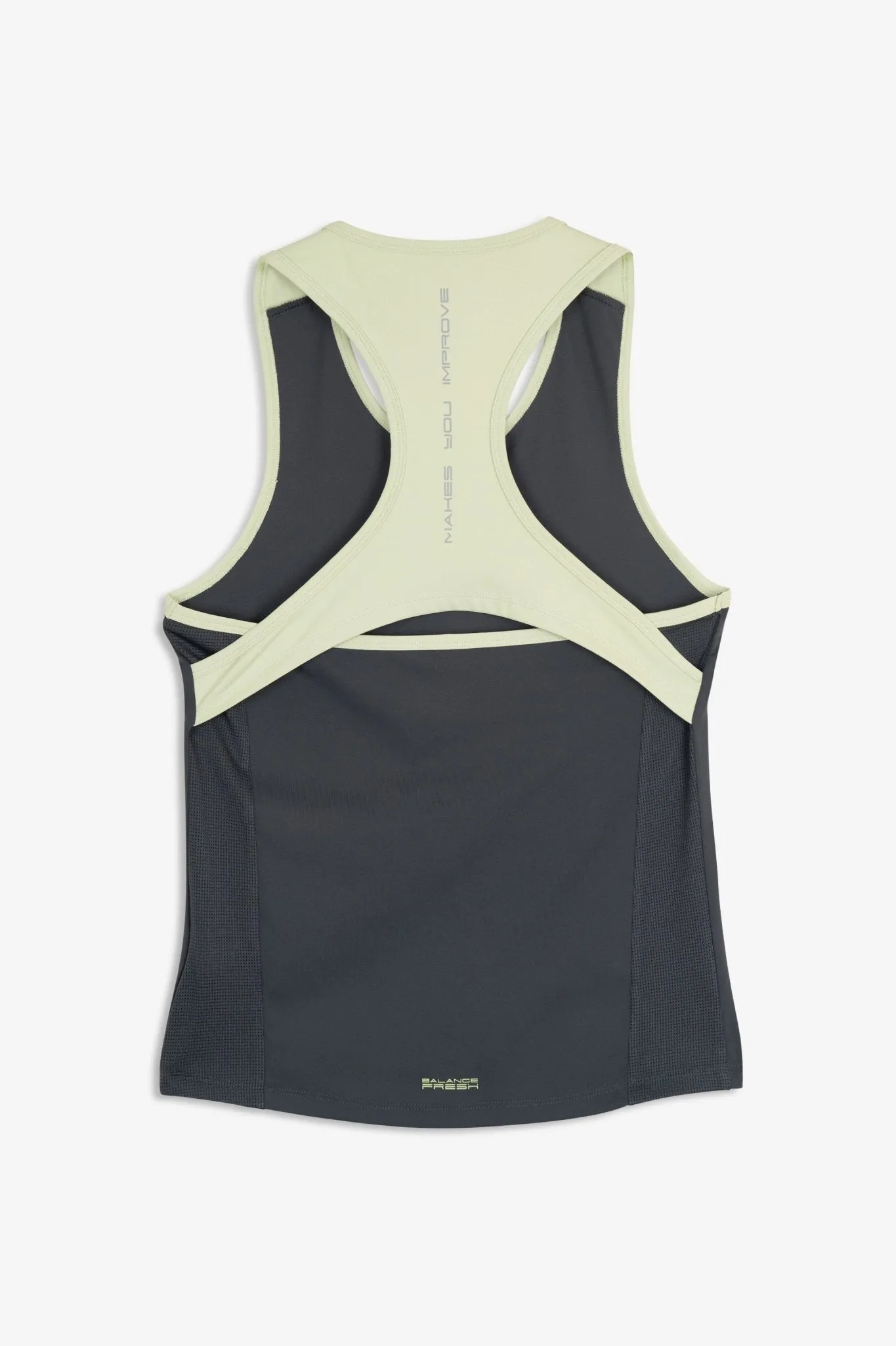 Camiseta de tirantes para mujer Pro Charcoal Gris