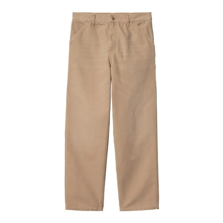 CARHARTT WIP SINGLE KNEE PANT PEANUT AGED CANVAS | PANTALÓN RESISTENTE