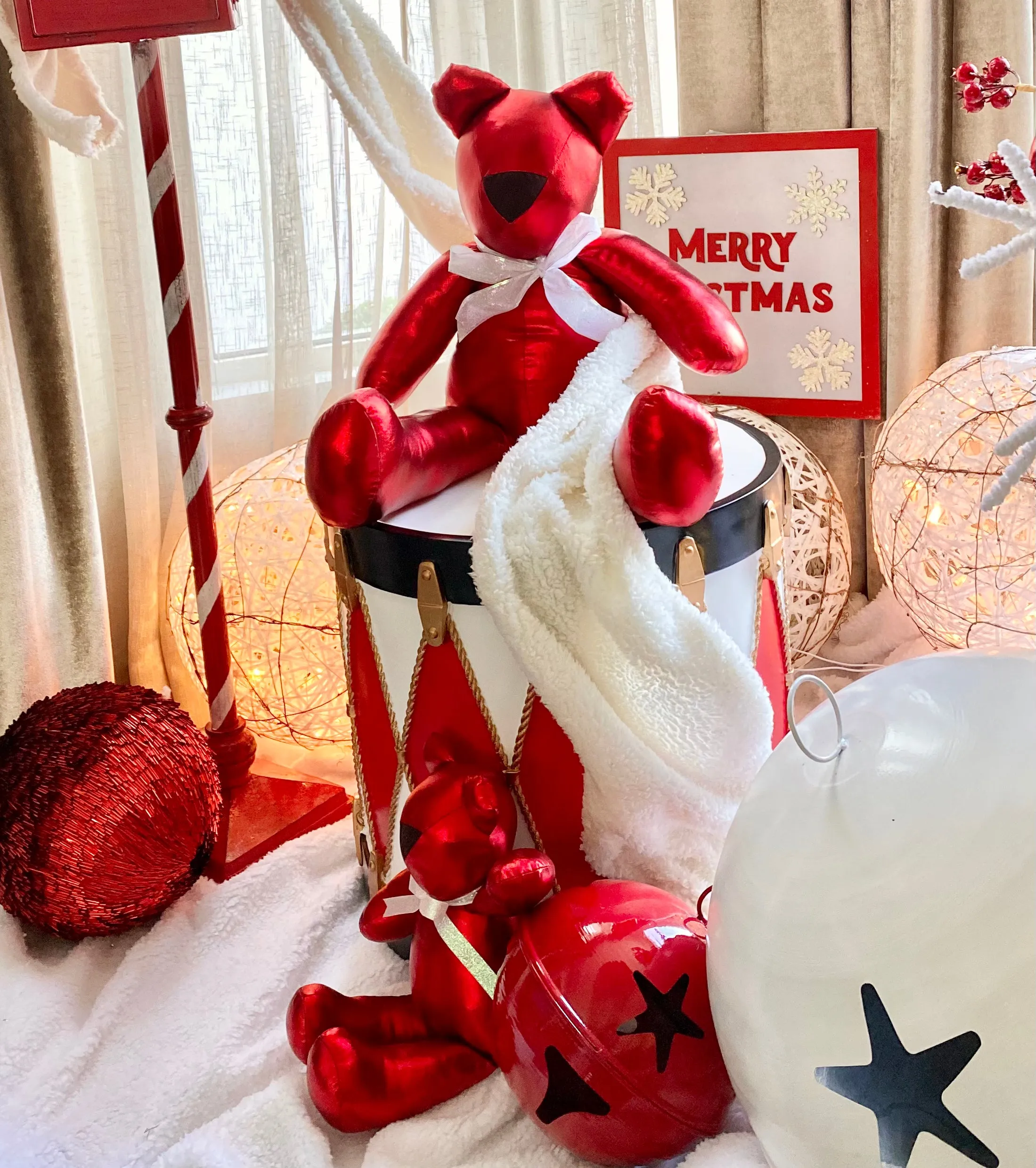 Christmas Teddy Mediano 28cm VR / 11" Christmas Teddy Medium VR