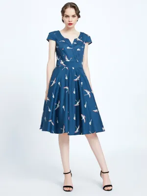 Crane A-line Dress