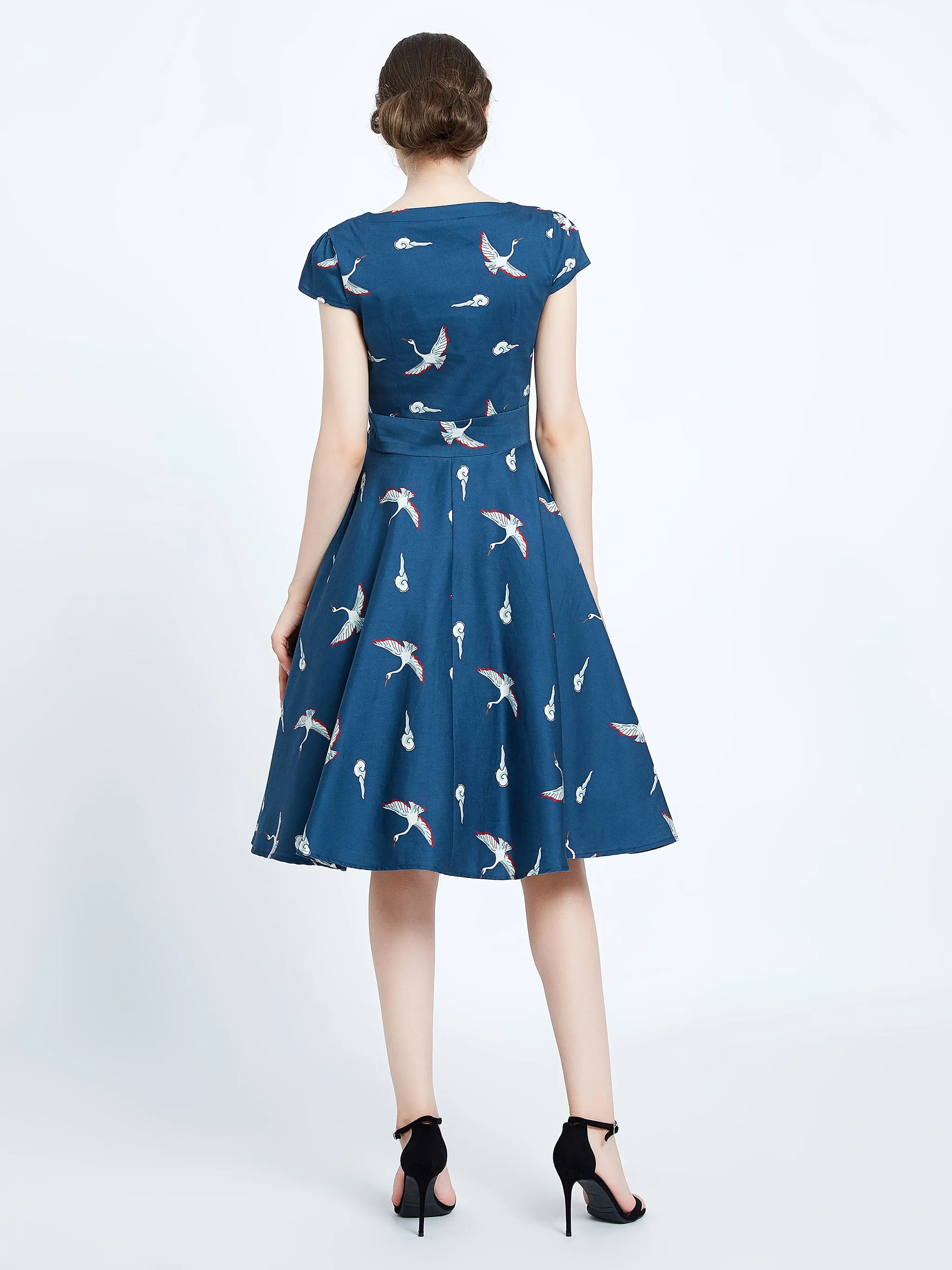 Crane A-line Dress