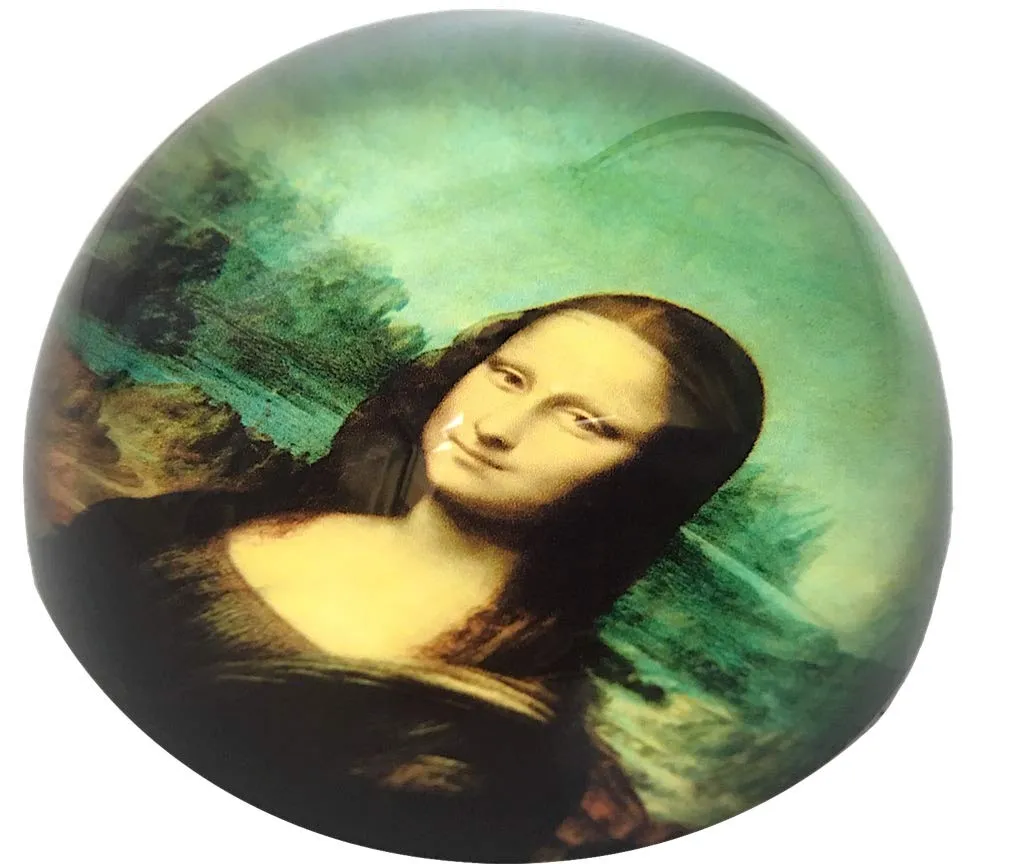 Da Vinci decorative sphere Mona Lisa