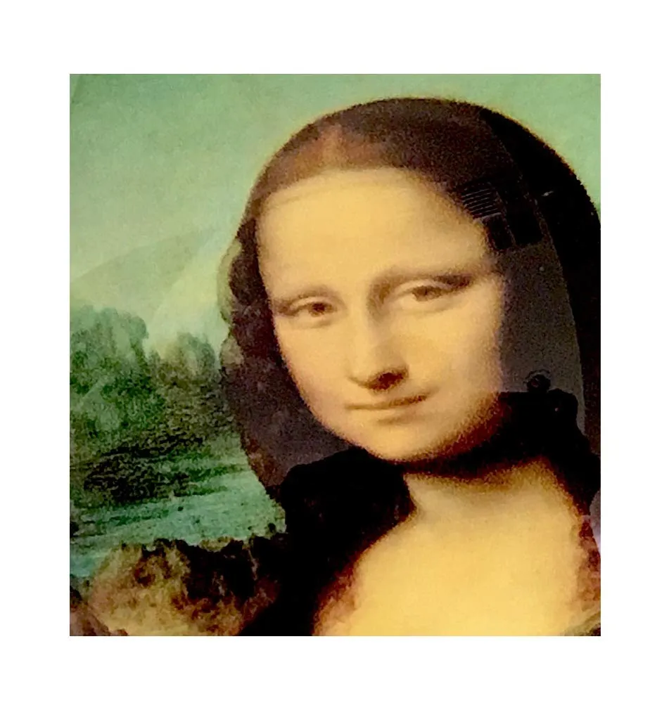 Da Vinci decorative sphere Mona Lisa