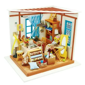 DIY Doll House Lisa's Tailor   Miniature Wooden   Educational  DG101