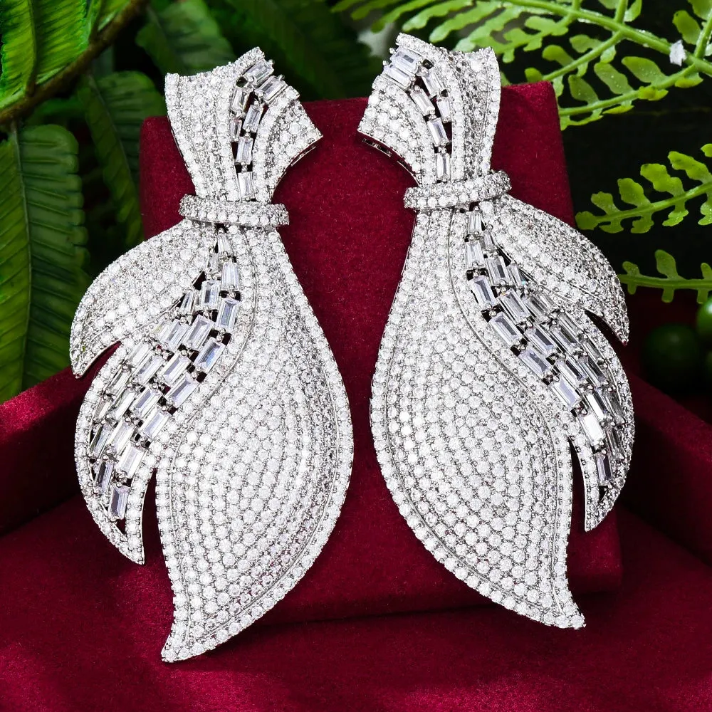 Dubai Style Luxury Gorgeous Pendant Earrings For Women Bridal Earring