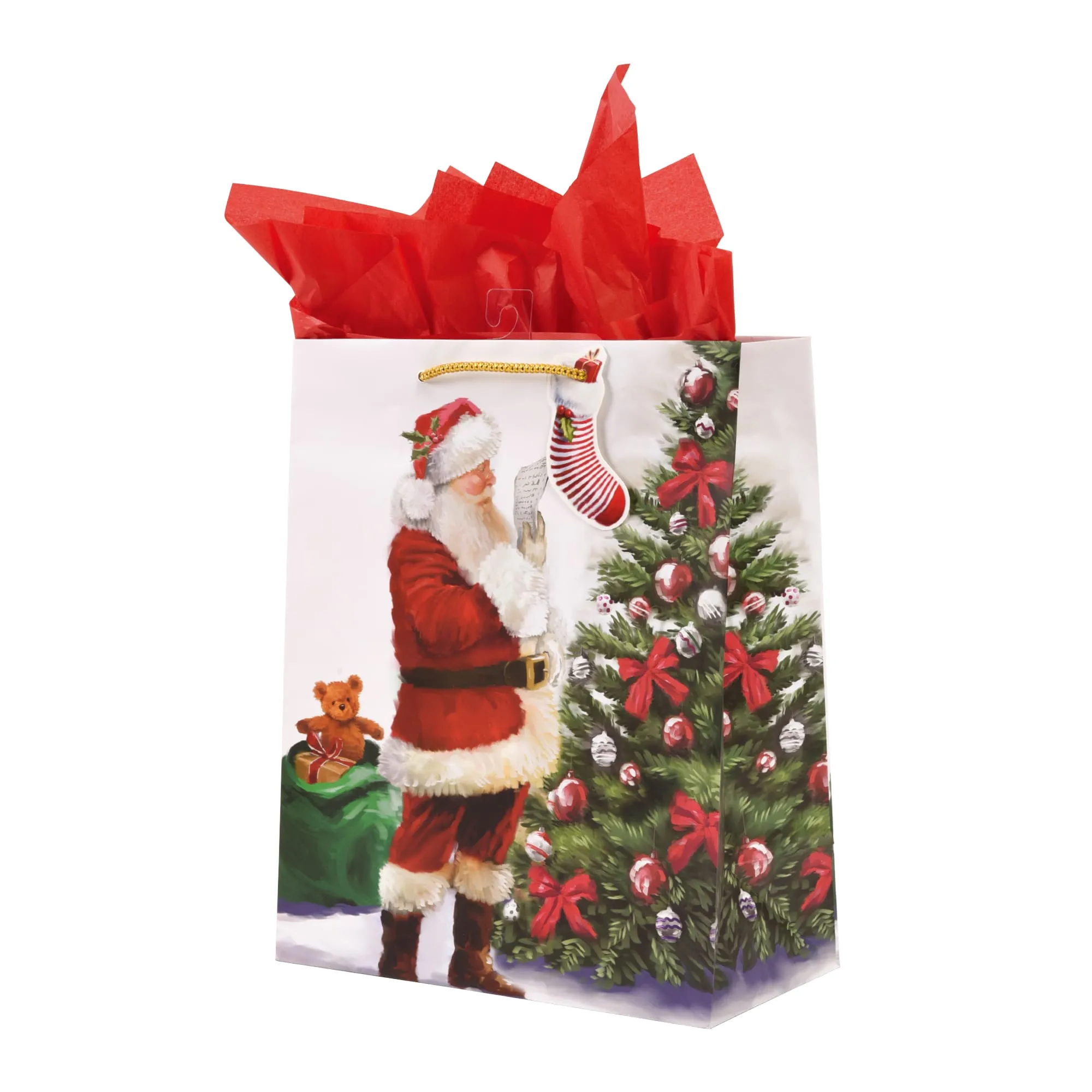 Extra Large Santa's List Printed Bag, 4 Designs