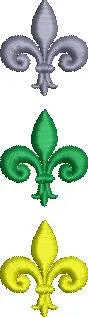 Fleur de lis Mini Design