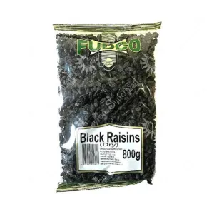 Fudco Black Raisins, 800g