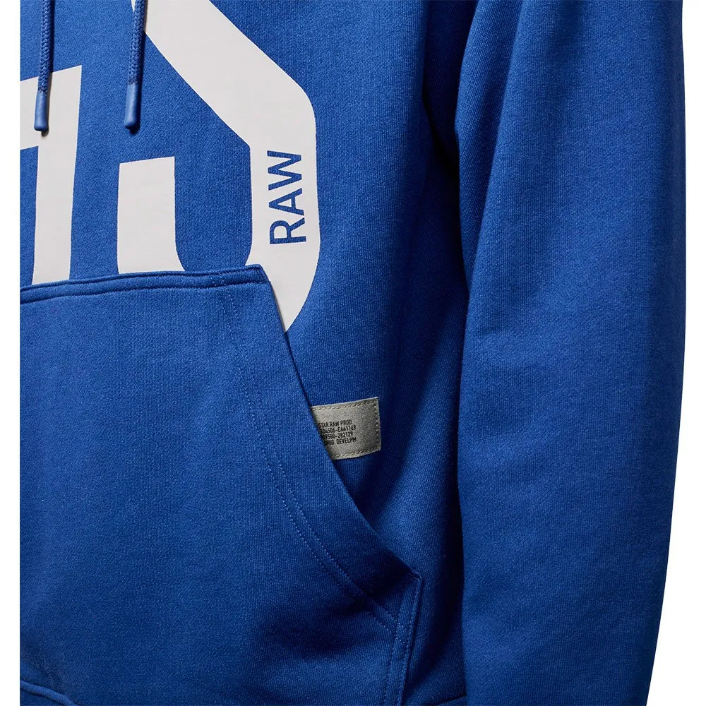 G-Star ORIGINALS 89 LOGO BLOCK HOODY SW / Men’s - LIGHTING BLUE