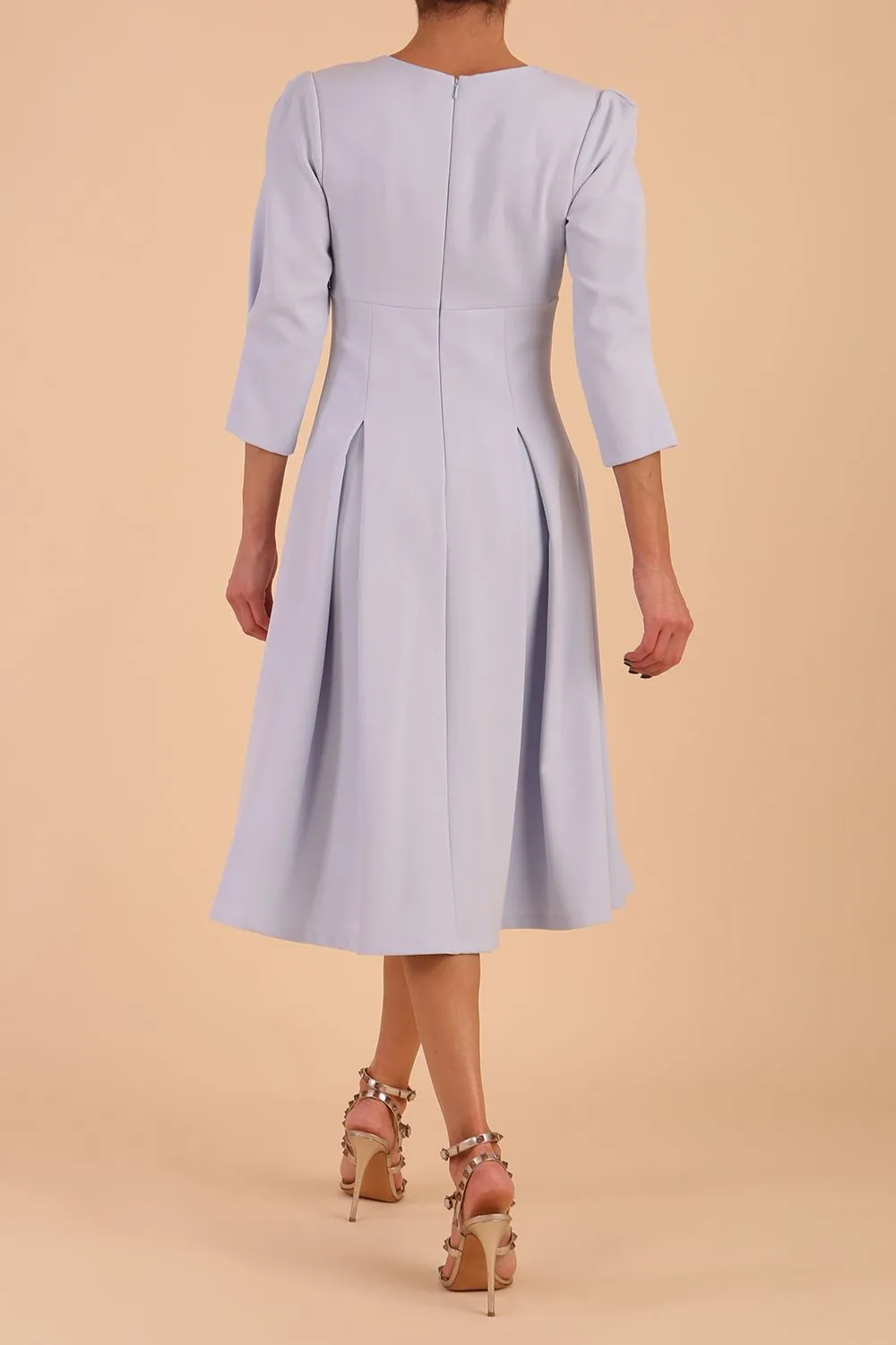 Harpsden Sleeved A-line Dress