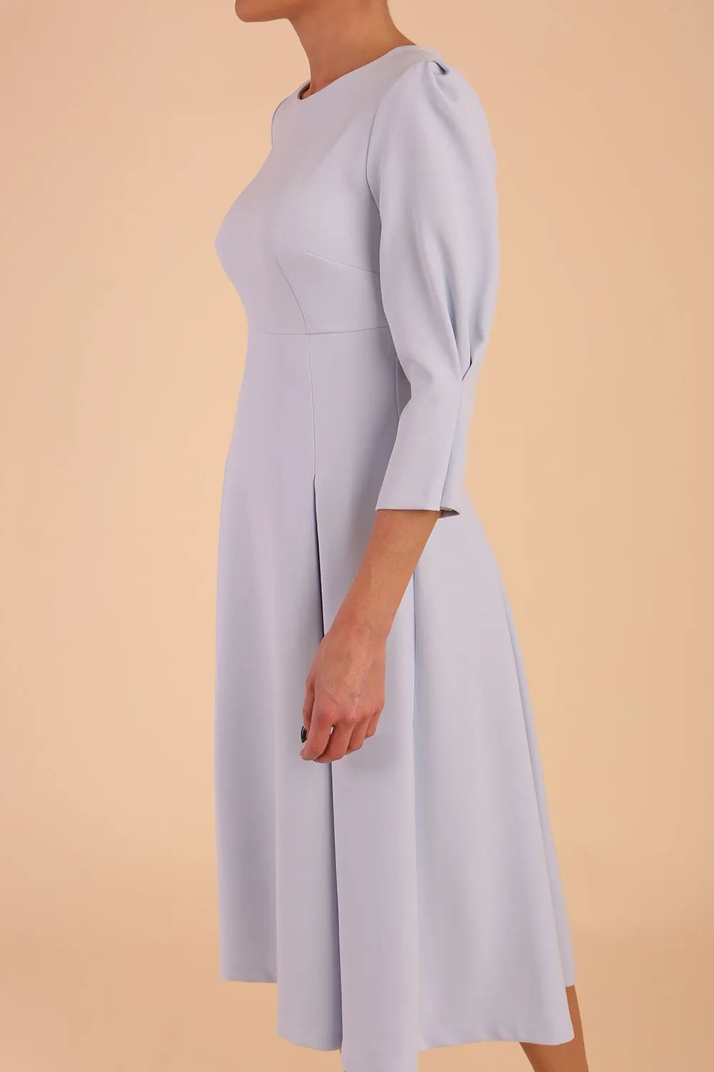 Harpsden Sleeved A-line Dress