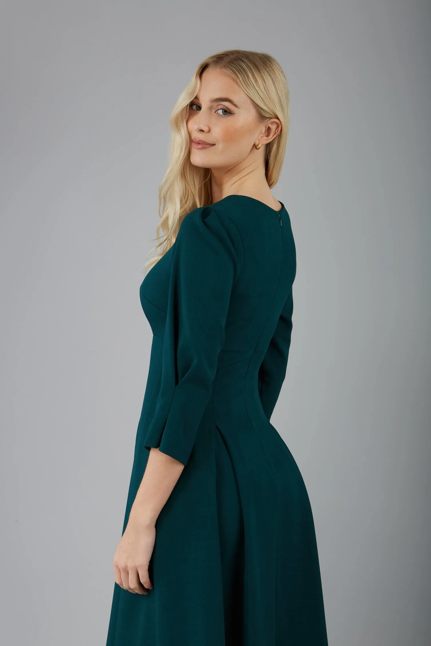 Harpsden Sleeved A-line Dress