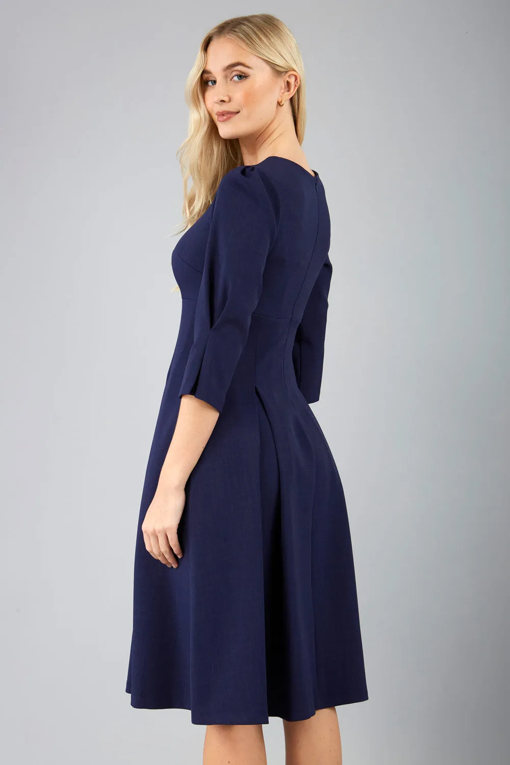 Harpsden Sleeved A-line Dress