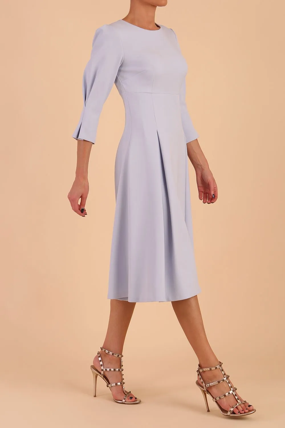 Harpsden Sleeved A-line Dress