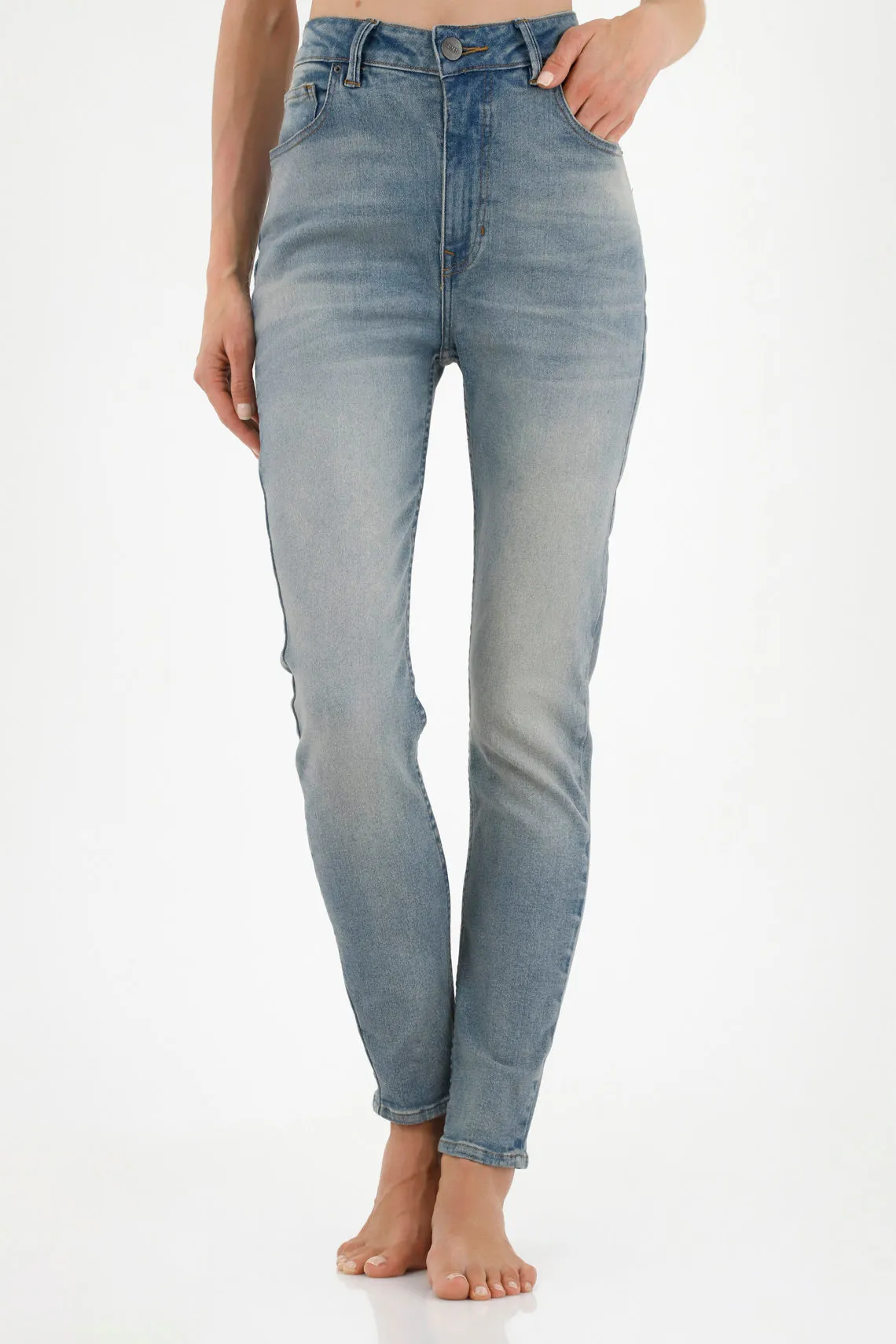 Jean Jegging azul para mujer