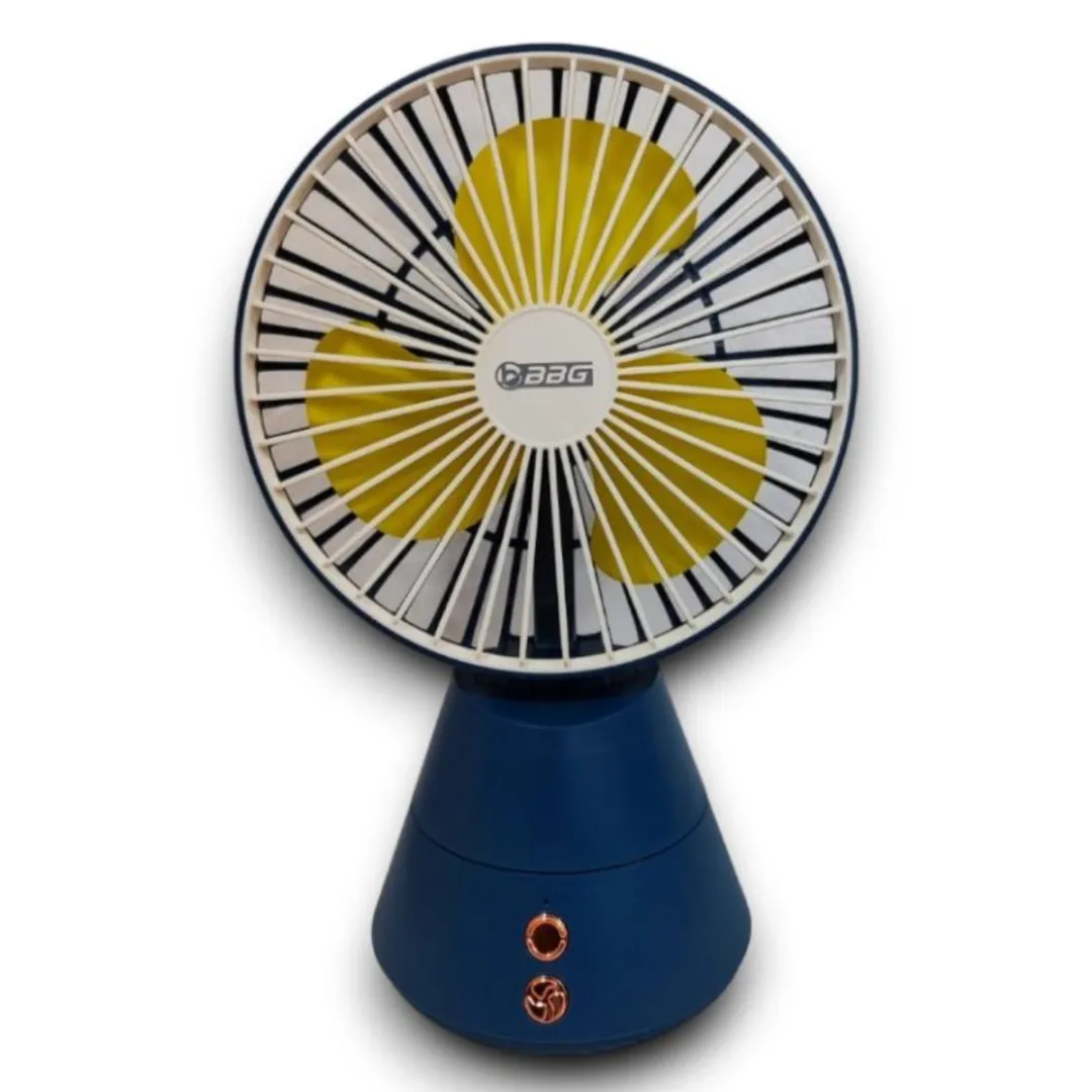 Mini Ventilador Recarregável Para Escritorio Mesa   Adesivo