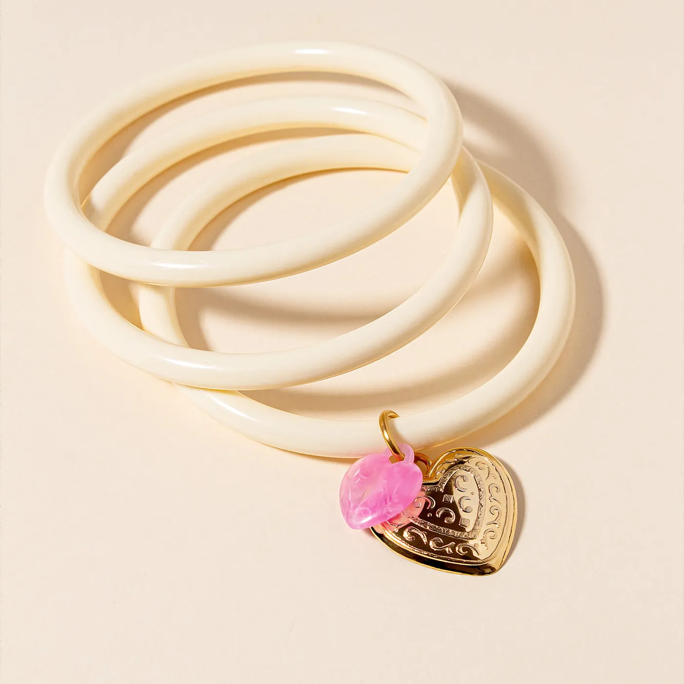 Pack Pulseras Rígidas con Corazón Luamarta x Gypsy Truck