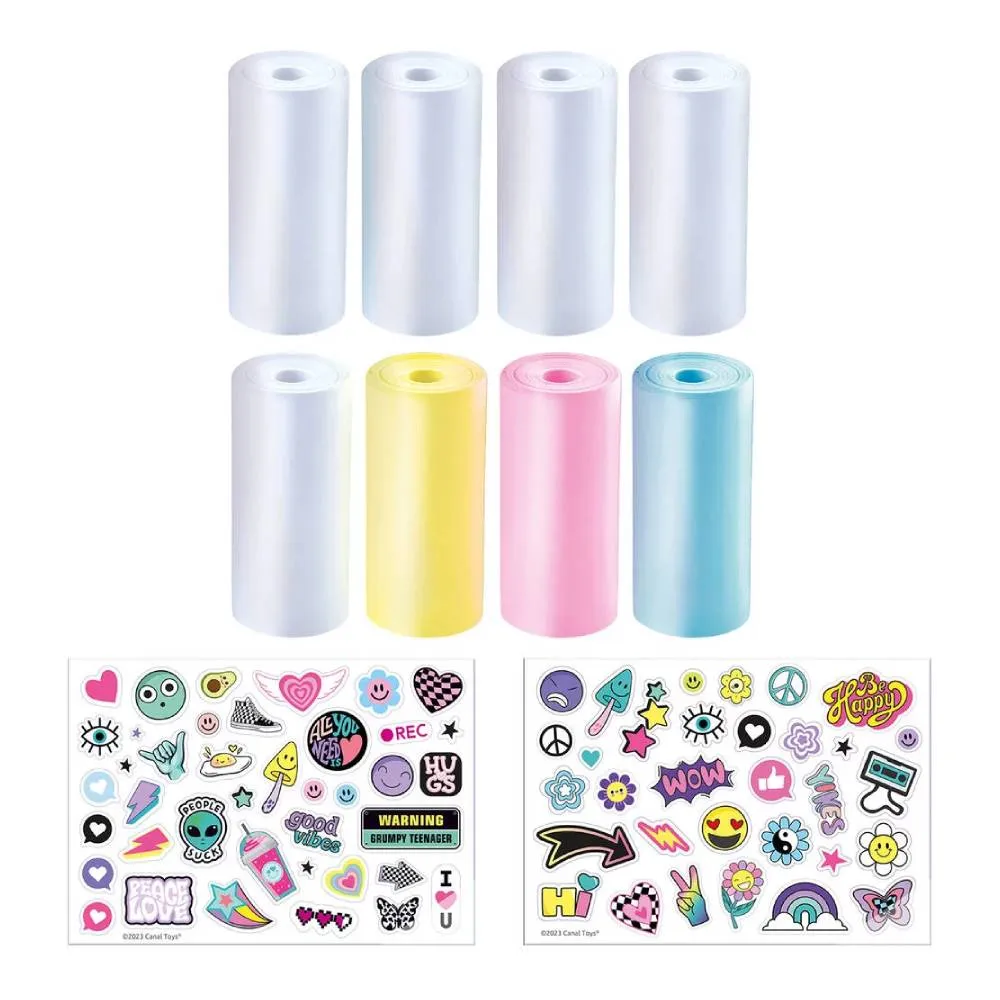 Photo Creator Set 8 Rollos Papel Térmico Canal Toys