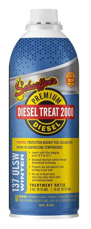 Schaeffer's  Diesel Treat 2000 Ultra Low Sulfur Winter Premium - 0137ULSW-042S