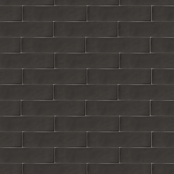 Settecento Rustic Negro Mate Glazed Ceramic Wall Tile 75x300mm