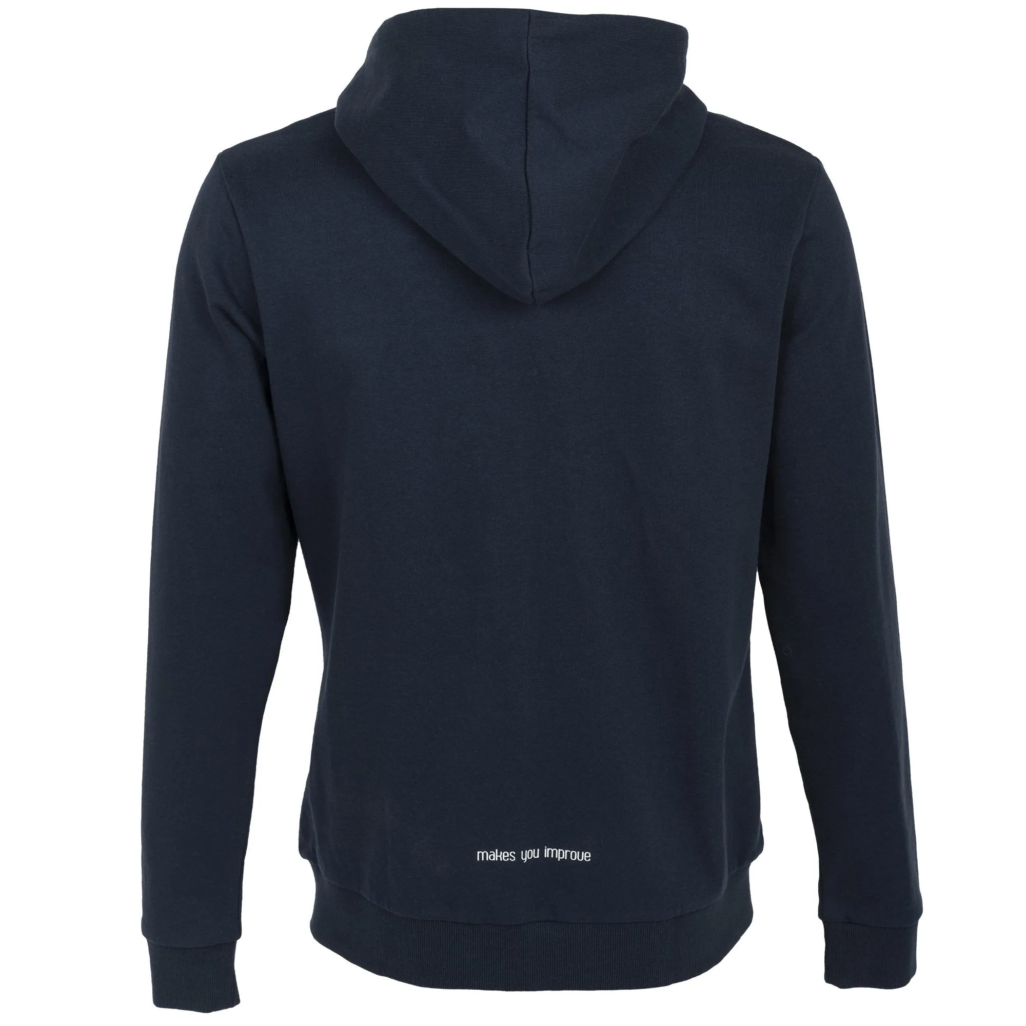 SUDADERA CAPUCHA MUJER TOUR NOX AZUL MARINO LETRAS BLANCAS