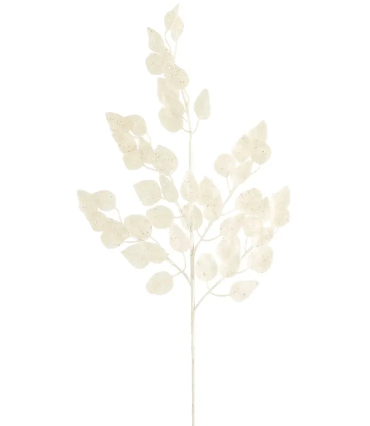 Vara de hoja blanca 80cm / 31" White leaf spray