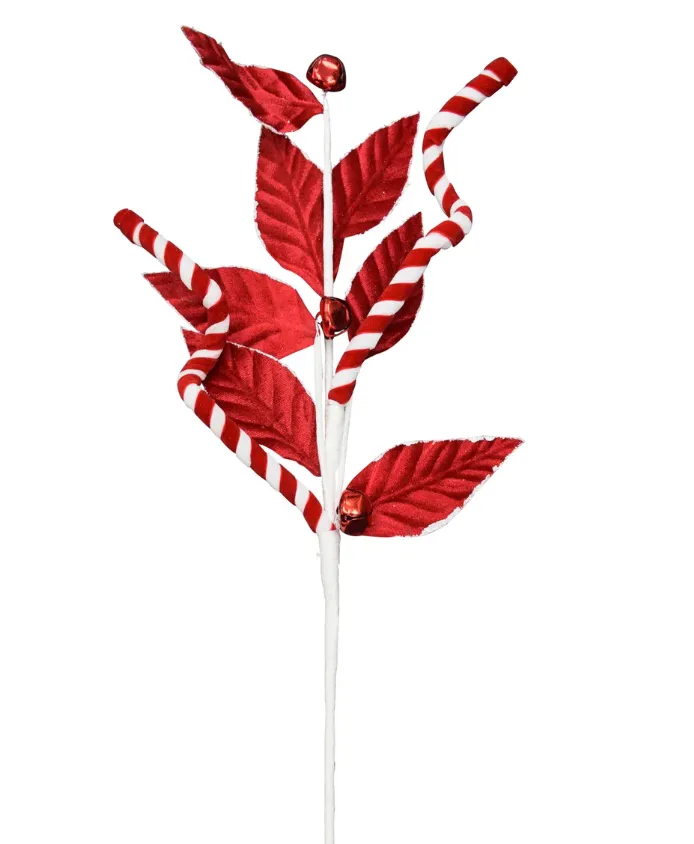 Vara hojas caramelo 58cm / 23" Swirl and leaf Candy spray